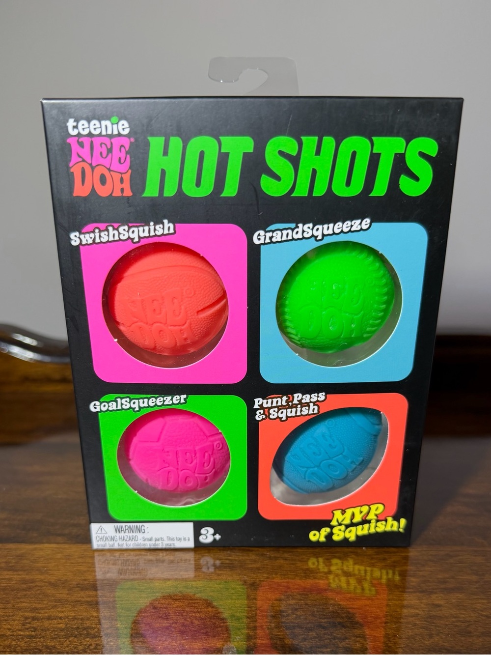 teenie NEE DOH Hot Shots Squeeze Ball Set - Schylling Brand - ships ASAP